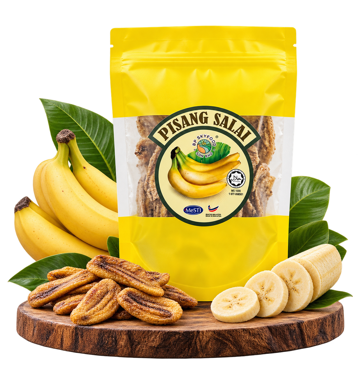 BP Skyfood Pisang Salai dehydrated banana pack